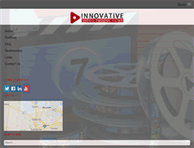Tablet Screenshot of innovativevideoprod.com